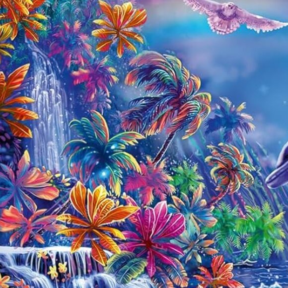 New sealed Ravensburger 500pcs Puzzle-Magical Moonlight Glow in Dark Puzzle - Picture 8 of 16